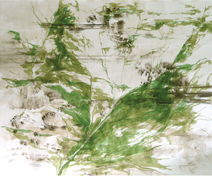 Ohne Titel, Mischtechnik auf Papier, 122 x 147 cm, 2005