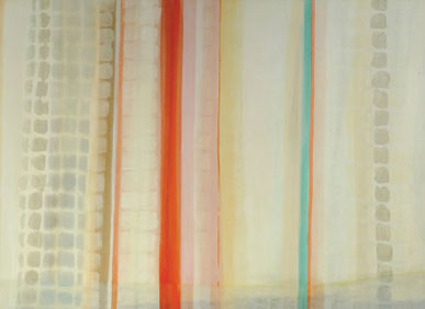 Ohne Titel, Mischtechnik auf Leinwand, 80 x 110 cm, 2002