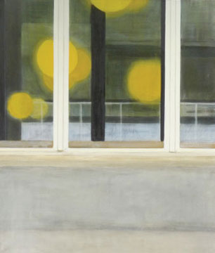 Ohne Titel, Mischtechnik auf Leinwand, 100 x 85 cm, 2002