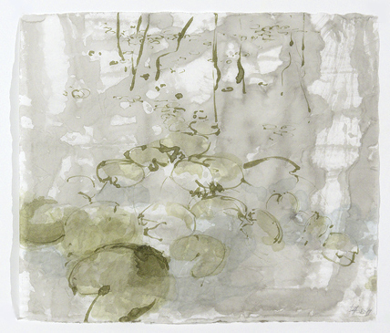 Ohne Titel,  Tusche auf Chinapapier, 32.5 x 38 cm, 2019